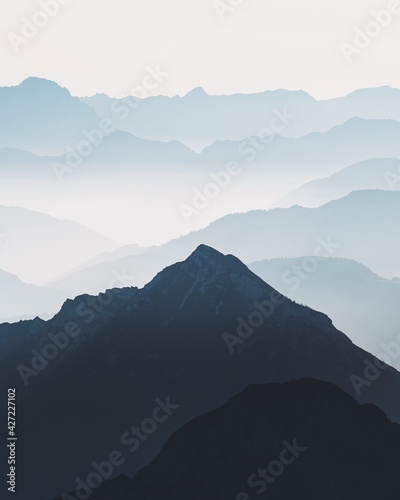 Layers im Karwendelgebirge