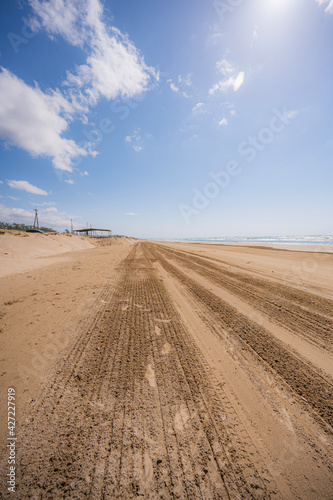 sand dunes on the beach