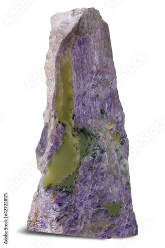 Charoit is a crafting semi-precious stone of purple color. It is mined in Yakutia in the area of   the Chara River.