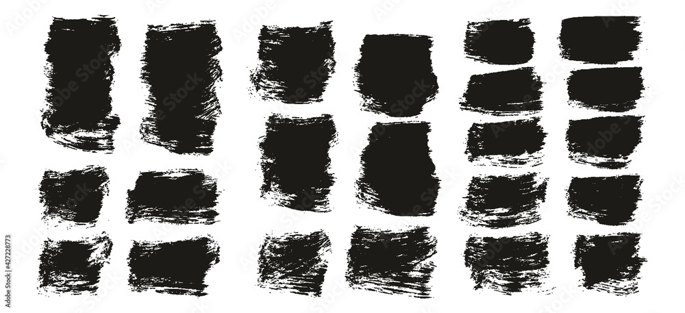 Flat Paint Brush Thick Short Background High Detail Abstract Vector Background Extra Set Flat Paint Brush Thick Short Background High Detail Abstract Vector Background Extra Set