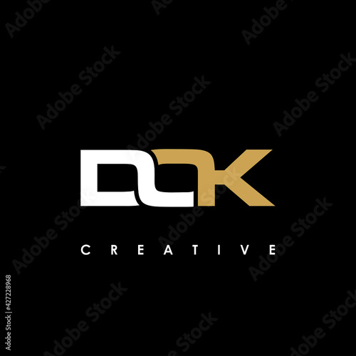 DOK Letter Initial Logo Design Template Vector Illustration