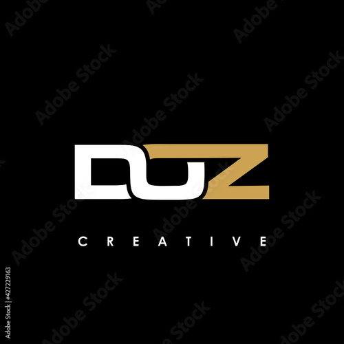 DOZ Letter Initial Logo Design Template Vector Illustration