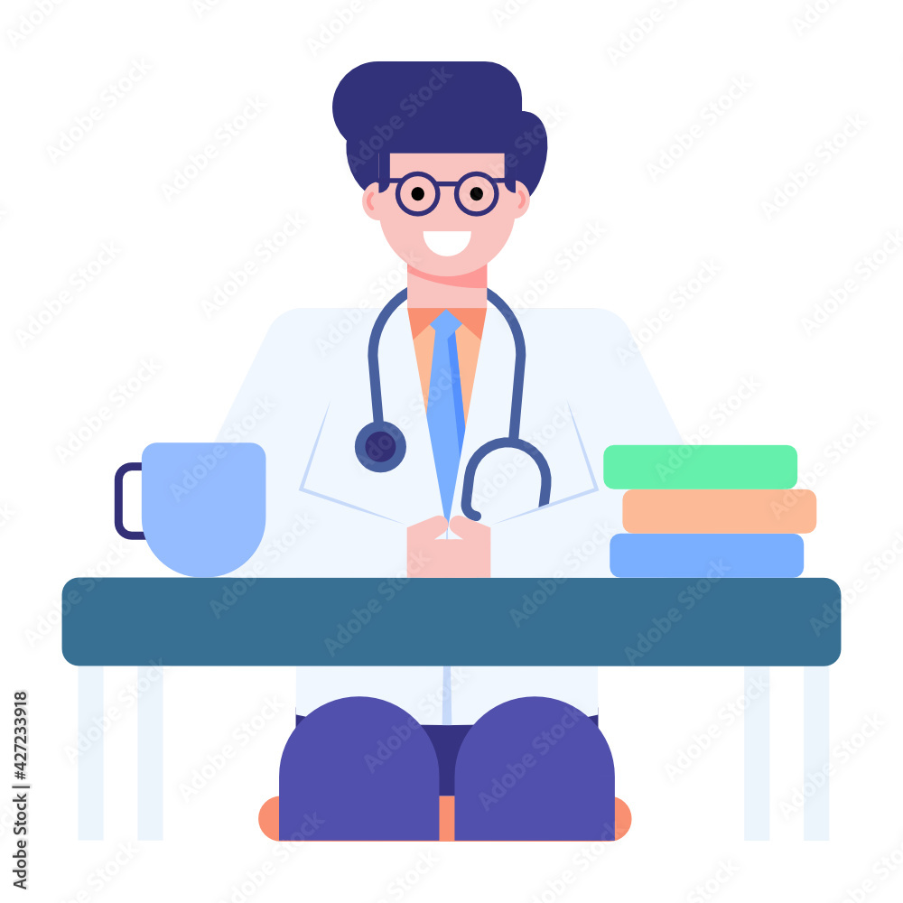 Have a look at this flat icon of doctor
Have a look at this flat icon of doctor