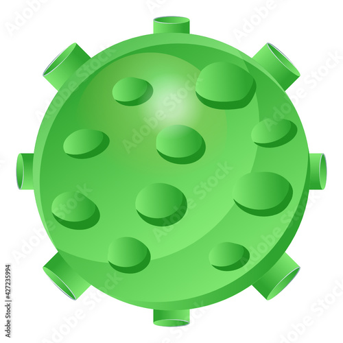 
Modern style icon of space object 

