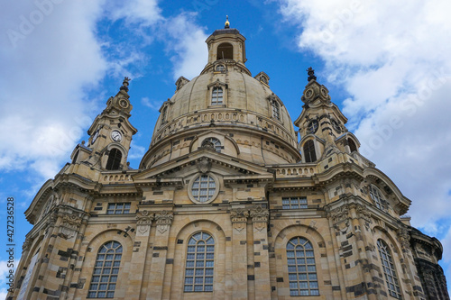 The "Frauenkirche" in the old town of Dresden