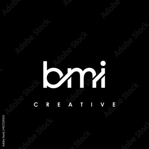 BMI Letter Initial Logo Design Template Vector Illustration