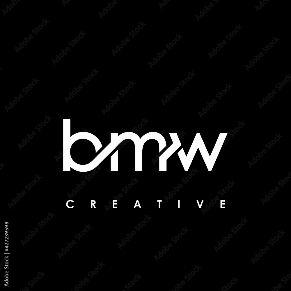 BMW Letter Initial Logo Design Template Vector Illustration BMW Letter Initial Logo Design Template Vector Illustration