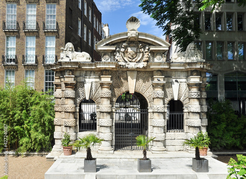 York House water gate, Victoria Embankment Gardens, London photo