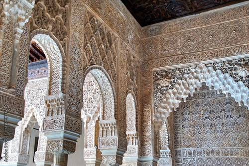 A beautiful view of Alhambra in Granada Andalusia Spain