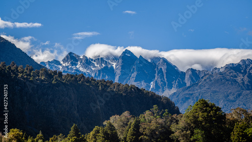 The Southern Alps in New Zealand