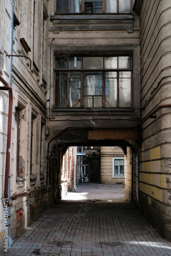 old abandoned building