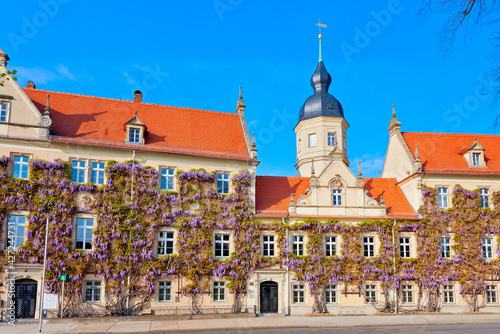 Rathaus in Riesa, Sachsen, Deutschland