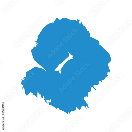 brush blue stain