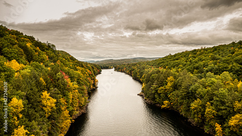 The Connecticut river in Vermont photo