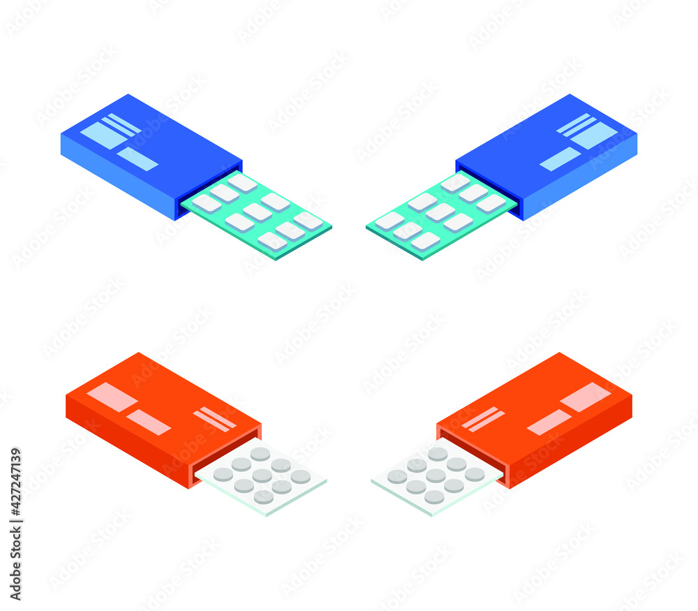 Isometric pills Isometric pills