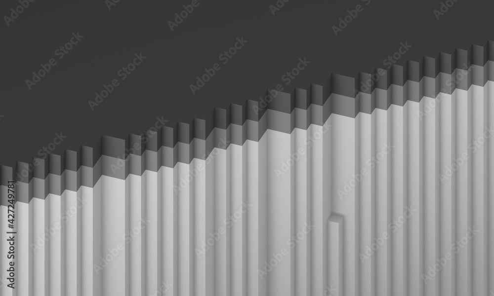3d render geometry edge background illustration