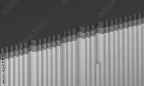 3d render geometry edge background illustration