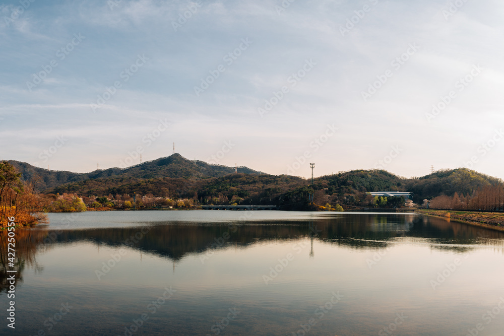 Seoul grand park lake view in Gwacheon, Korea Seoul grand park lake view in Gwacheon, Korea
