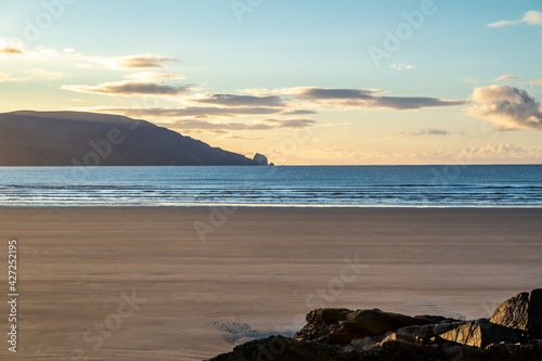 Kiltoorish bay beach between Ardara and Portnoo in Donegal - Ireland.