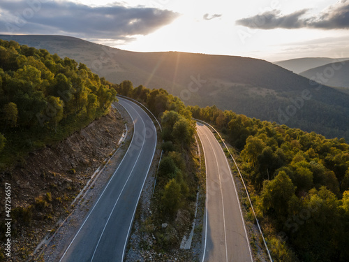 Dzhily-Su Road. Caucasian Mountains