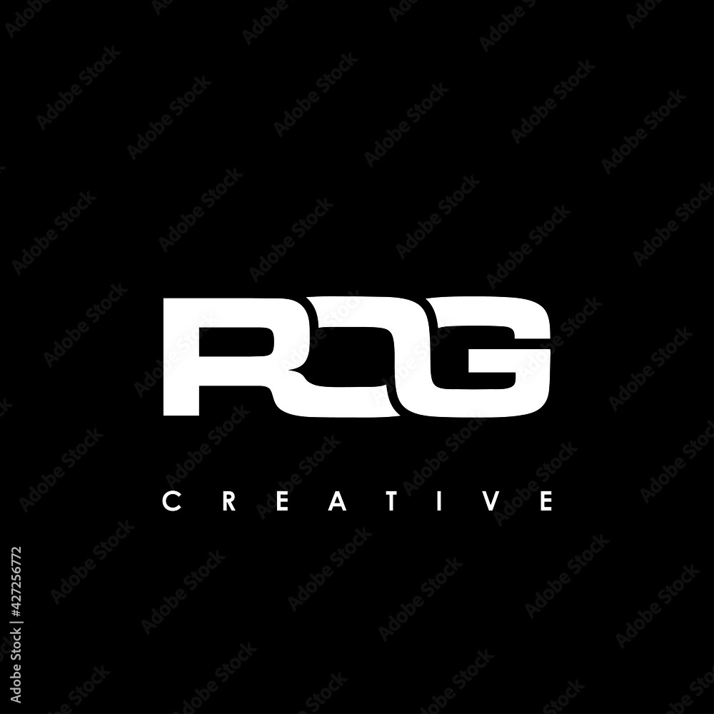 ROG Letter Initial Logo Design Template Vector Illustration ROG Letter Initial Logo Design Template Vector Illustration