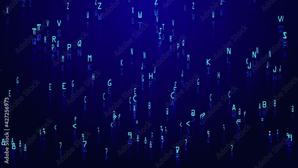 青色の二進法のプログラミングイメージデジタル背景