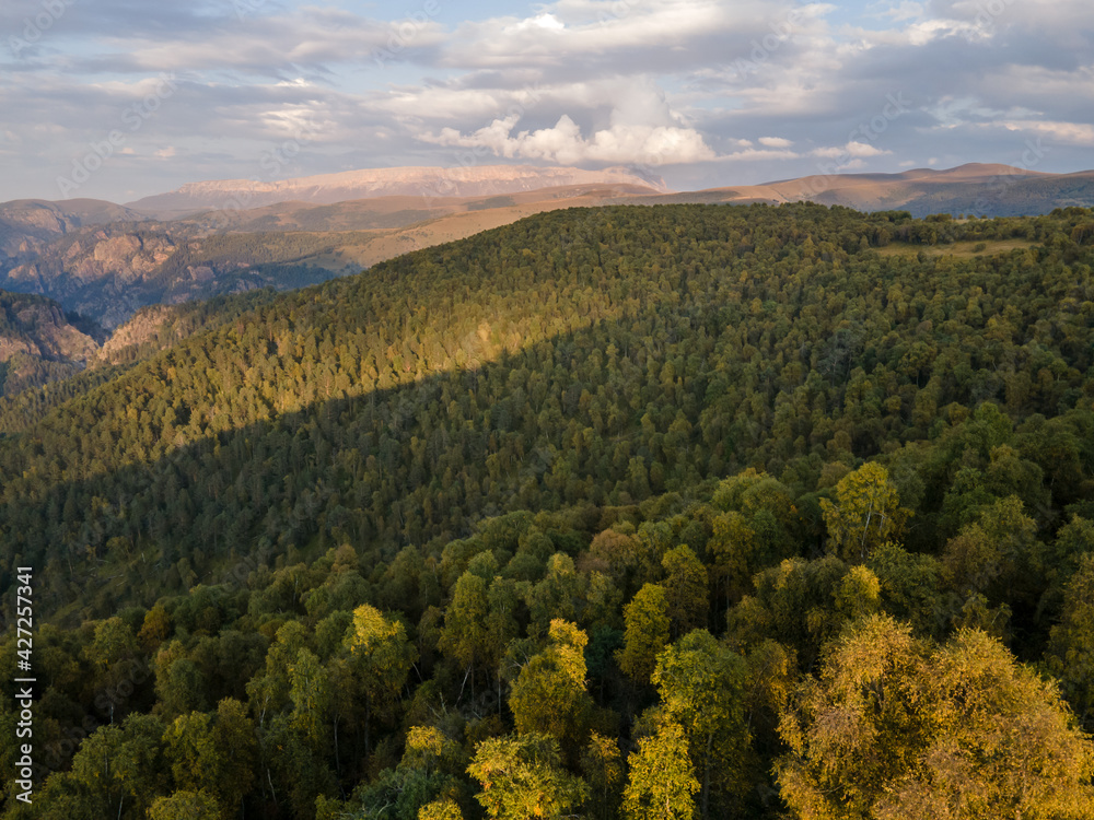 Fototapeta premium Dzhily-Su Road. Caucasian Mountains
