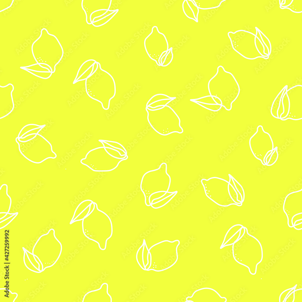 lemon seamless pattern vector lemon seamless pattern vector