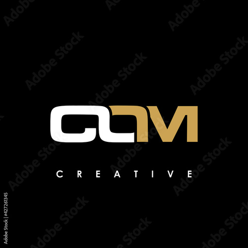 COM Letter Initial Logo Design Template Vector Illustration