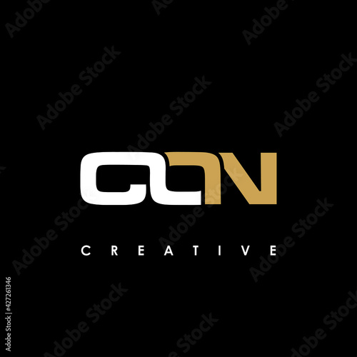 CON Letter Initial Logo Design Template Vector Illustration