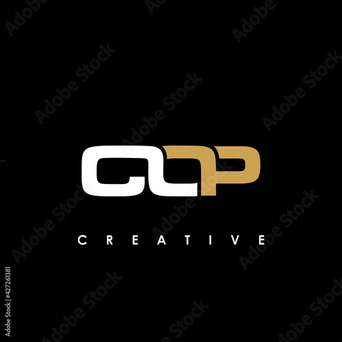 COP Letter Initial Logo Design Template Vector Illustration