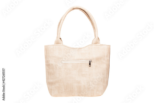 Elegant women bag. Fashionable female handbag, isolated