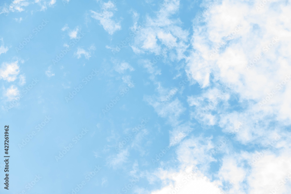Blue sky with white clouds for 