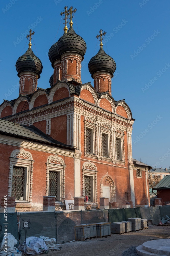 Bogolyubskaya church - part of historical and cultural complex Vysoko-Petrovsky Monastery, architectural monuments