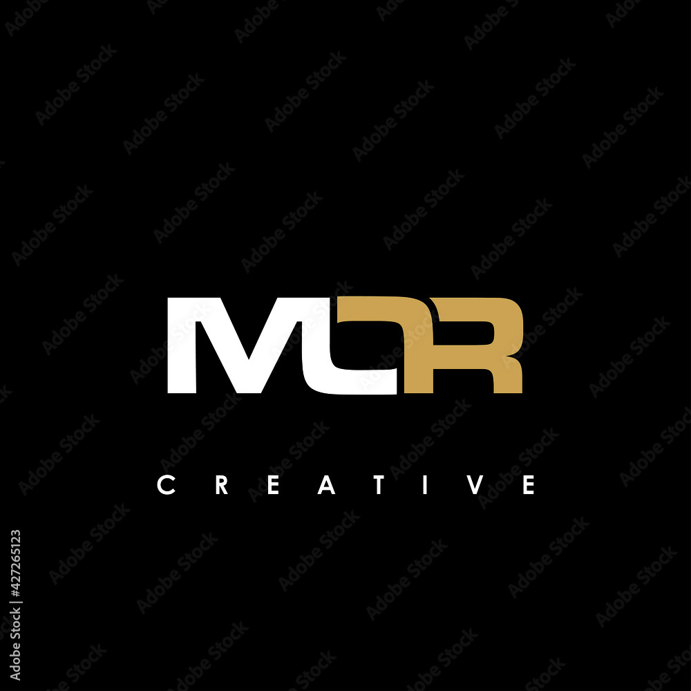 MOR Letter Initial Logo Design Template Vector Illustration
