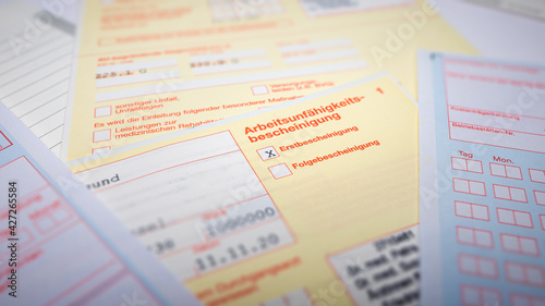 Arbeitsunfähigkeitsbescheinigung AU
