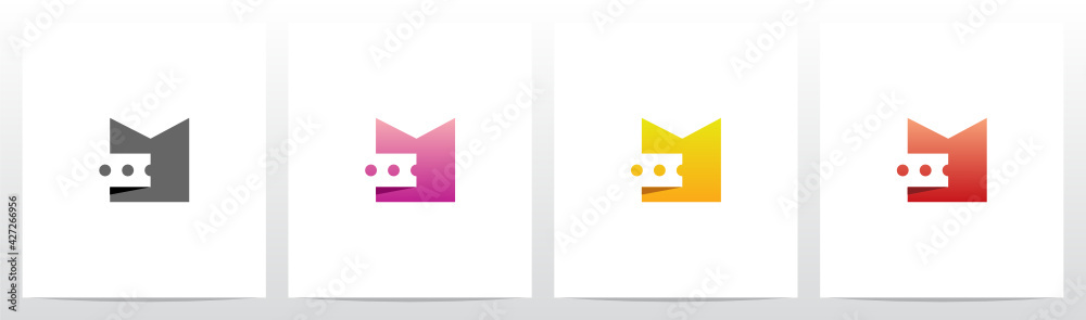 Ticket On Letter Logo Design M Ticket On Letter Logo Design M