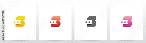 Ticket On Letter Logo Design S