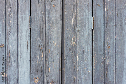wooden grey blue background.