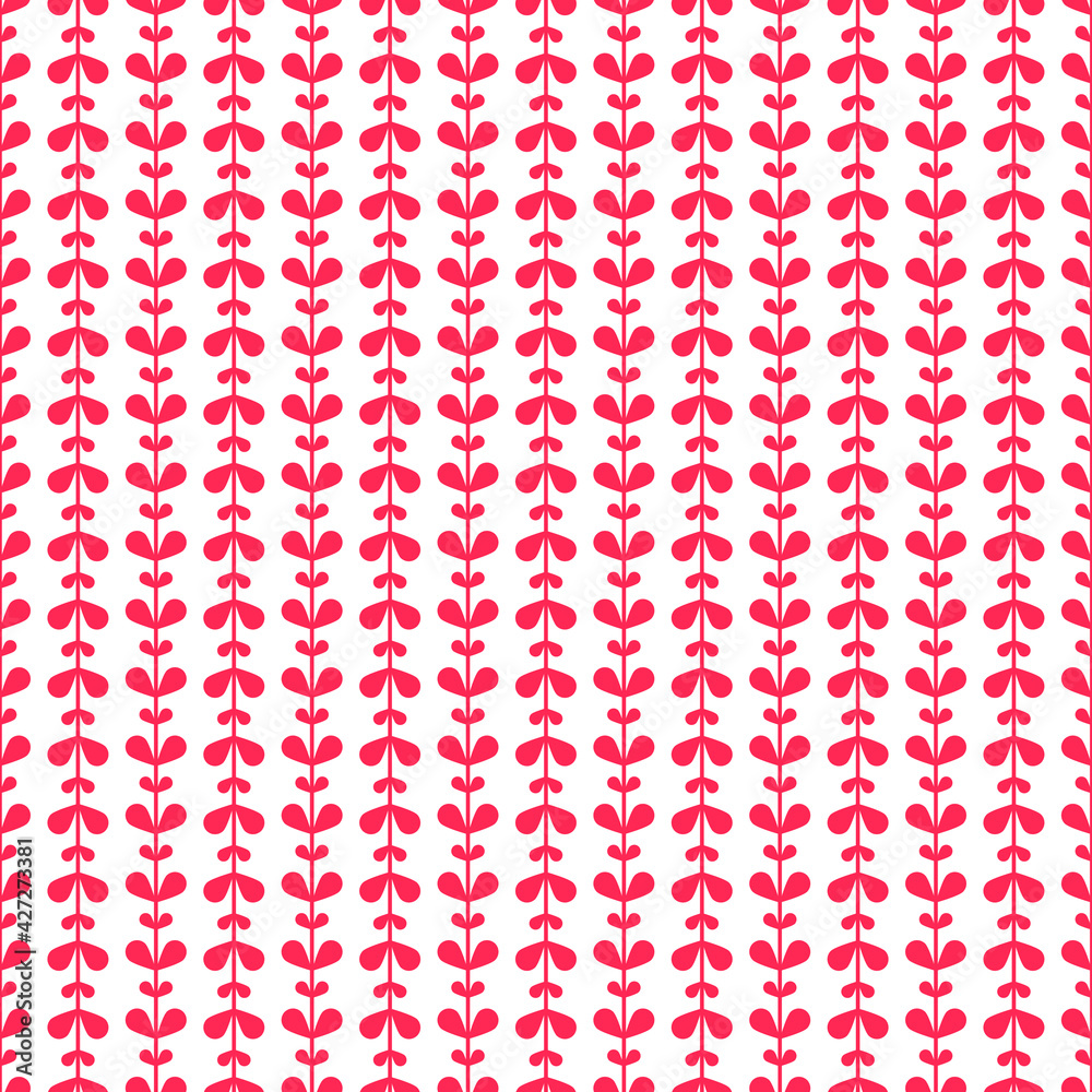 Abstract Seamless Pattern Red Doodle Geometric Figures Background Vector Abstract Seamless Pattern Red Doodle Geometric Figures Background Vector
