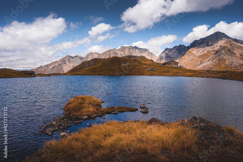 Hiking to the Lake Angelus hut - Nelson Lakes, New Zealand
 photo