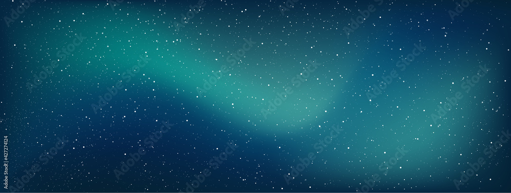 Φωτογραφία Astrology horizontal high quality background galaxy illustration with stardust and bright shining stars illuminating the space