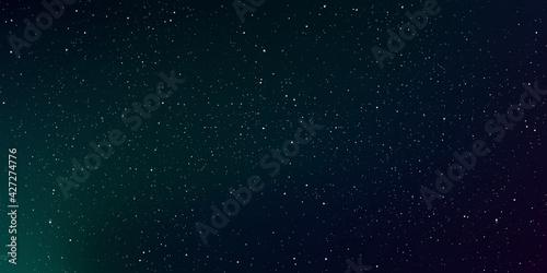 Star and star dust in deep universe. Abstract space background. Vector illustration.