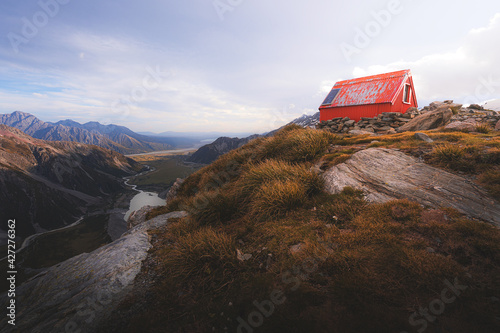 Sefton Bivvy, Aoraki Mt. Cook National park, New Zealand photo