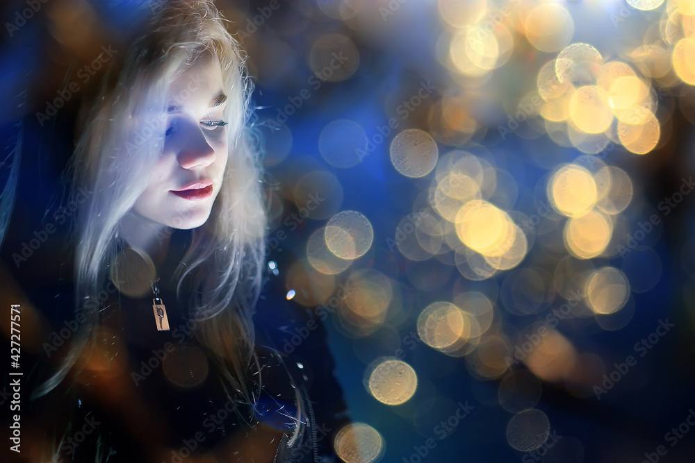 night city female style, young girl urban evening urban beauty night city female style, young girl urban evening urban beauty