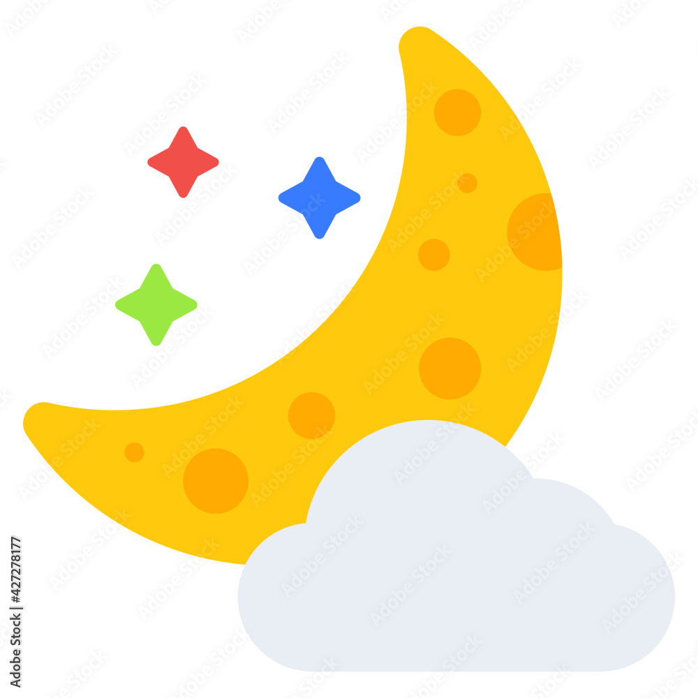 Editable design of party night icon Editable design of party night icon