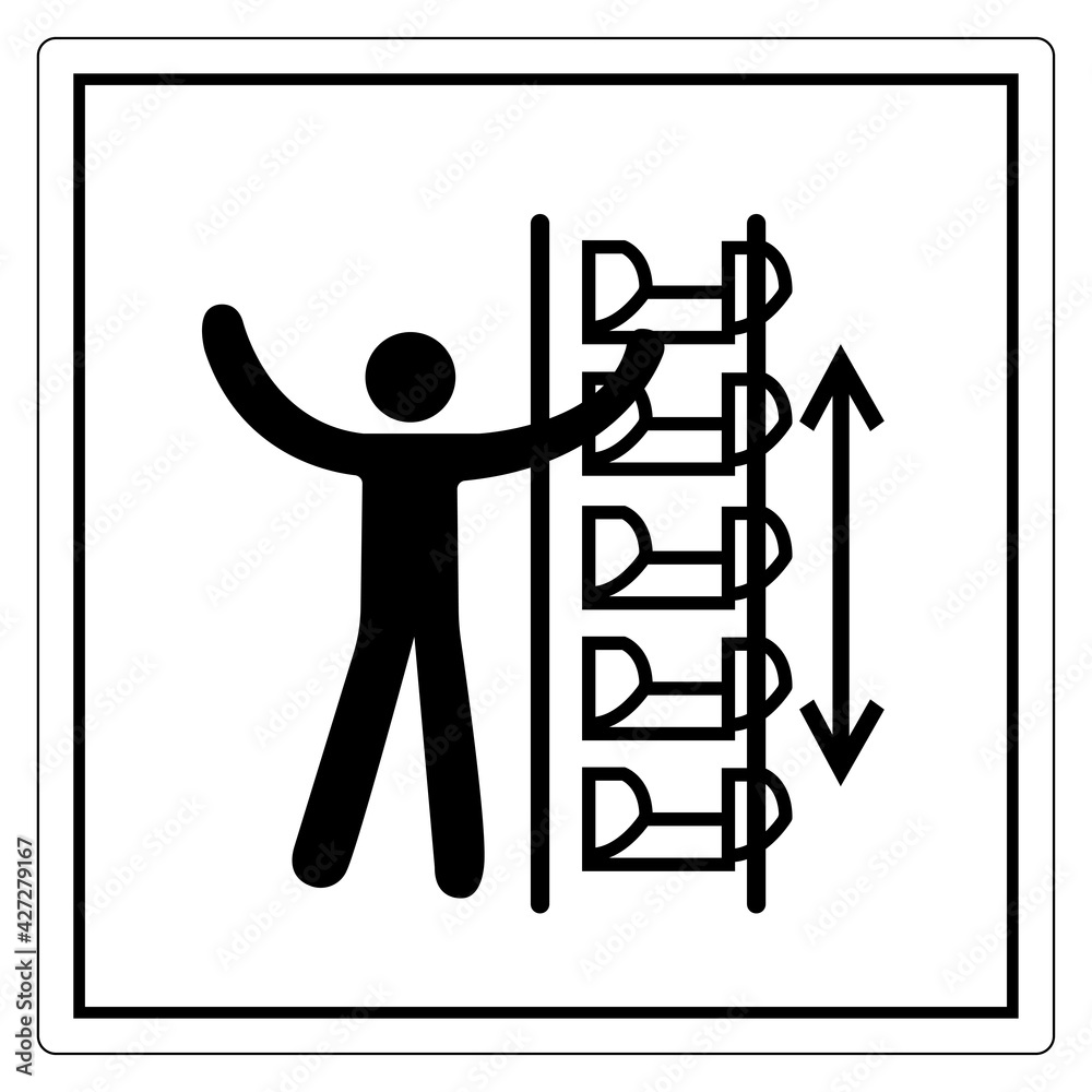 Warning Exposed Buckets and Moving Parts Symbol, Vector Illustration, Isolate On White Background Label. EPS10 Warning Exposed Buckets and Moving Parts Symbol, Vector Illustration, Isolate On White Background Label. EPS10
