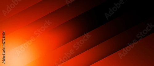 Abstract background futuristic on dark golden color banner