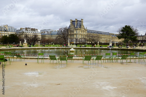 Tuilerien Park in Paris  photo