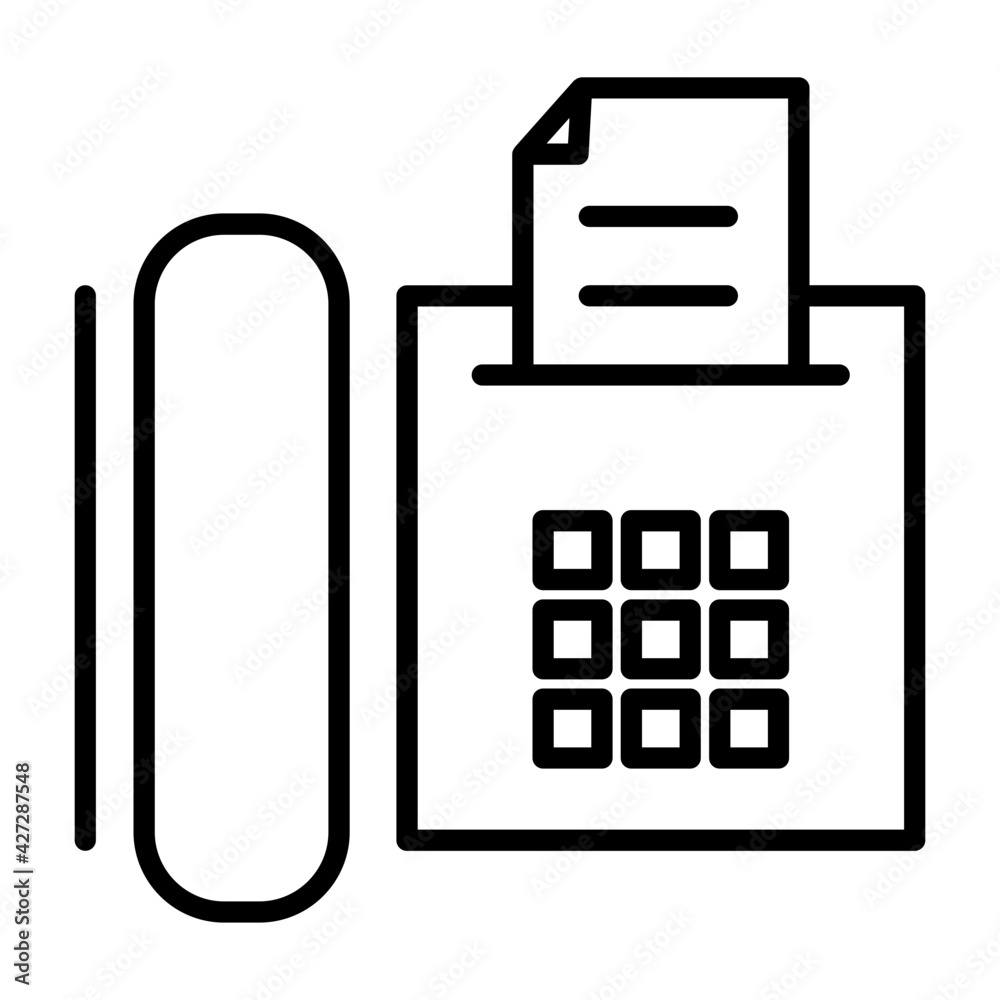 Fax telephone icon Fax telephone icon